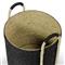 Palecek Mckinley Coastal Beach Black Hand-woven Seagrass Round Decorative Basket