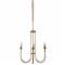 Kathleen French Country Gold Iron Rod Candle Style Chandelier