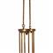 Kathleen French Country Gold Iron Rod Candle Style Chandelier