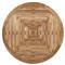 Dahliah Coastal Natural Teak Round Classic Outdoor Dining Table - Small - 54&quot;W