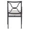 Lindale French Country White Cushion Grey Aluminum Outdoor Dining Arm Chair