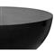 Jason Industrial Loft Black Concrete Drum Outdoor Coffee Table