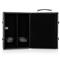 Maan Industrial Loft Black Leather Cocktail Case