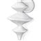 Hope Modern Classic White Steel Wallchiere Sconce