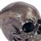 Antique Industrial Loft Antique Bronze Metal Skull Sculpture