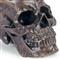 Antique Industrial Loft Antique Bronze Metal Skull Sculpture