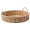 Juliska Provence Coastal Beach Whitewash Rattan Round Tray