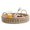 Juliska Provence Coastal Beach Whitewash Rattan Round Tray