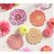 Dahlia French Country Pink Floral Coaster - Set of 4