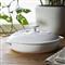 Staub Modern Classic White Ceramic Round Covered Baking Dish