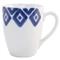 Santorini Global Bazaar Blue Ceramic Assorted Mugs -Set of 4