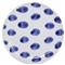 Santorini Global Bazaar Blue Ceramic Assorted Cocktail Plates - Set of 4