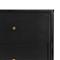 Sutton Industrial Loft Black Iron 4 Drawer Shelving Media Cabinet - 70&quot;W