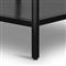 Sutton Industrial Loft Black Iron Bronze Hardware 1 Drawer End Table