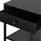 Sutton Industrial Loft Black Iron Bronze Hardware 1 Drawer End Table