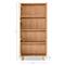Emma Mid Century Modern Brown Oak Wood 2 Door Armoire