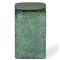 Evelyn Industrial Loft Green Steel Oval Accent Side End Table