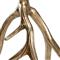 Wilfred Hollywood Gold Aluminum Antler Candlestick Candleholder - Set of 2