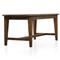 Nayden Rustic Lodge Brown Pine Wood Oval Trestle Dining Table - Small - 86.5&quot;W