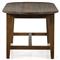 Nayden Rustic Lodge Brown Pine Wood Oval Trestle Dining Table - Small - 86.5&quot;W