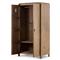 Noah Rustic Lodge Brown Reclaimed Wood 2 Door Wardrobe