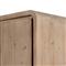 Noah Rustic Lodge Brown Reclaimed Wood 2 Door Wardrobe