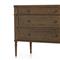 Tacorey Rustic Lodge Brown Solid Oak Wood 3 Drawer Bachelor Chest Dresser