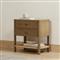 Nygel Rustic Lodge Brown Wood Nightstand