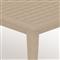 Cheryl Modern Classic Natural Teak Wood Outdoor Dining Table - 94&quot;W