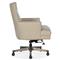 Rebecca Modern Classic Beige Leather Upholstered Swivel Office Chair