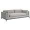 Allison Modern Classic Light Grey Upholstered Sofa - 91&quot;W