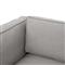 Allison Modern Classic Light Grey Upholstered Sofa - 91&quot;W