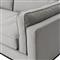 Allison Modern Classic Light Grey Upholstered Sofa - 91&quot;W