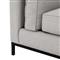 Allison Modern Classic Light Grey Upholstered Sofa - 91&quot;W