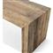 Wynn Rustic Lodge Brown Reclaimed Pine Wood Entryway Bench