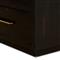 Dorwin Industrial Loft Espresso Brown Wood 5 Drawer Dresser