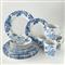 Arbor Coastal Beach Blue Porcelain Rimmed Salad Plate