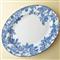 Arbor Coastal Beach Blue Porcelain Rimmed Oval Platter