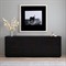 Dorwin Industrial Loft Espresso Brown Acacia Wood Media Console Sideboard