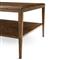 Ayra Mid Century Dusk Brown Oak 2 Tier Rectangular Coffee Table