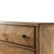 Ayra Mid Century Dusk Brown Oak Wood 3 Drawer Bachelor Chest