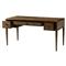 Ayra Mid Century Modern Dusk Brown Oak Wood Office Writing Desk
