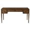 Ayra Mid Century Modern Dusk Brown Oak Wood Office Writing Desk