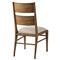 Ayra Grey Upholstered Dawn Herringbone Oak Dining Side Chair