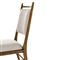 Ayra Grey Upholstered Back Dusk Brown Oak Dining Side Chair