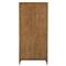 Ayra Mid Century Dawn Brown Herringbone Oak Wood Wardrobe