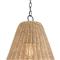 Summer Woven Rattan Shade Outdoor Pendant - Small