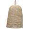 Kevin Coastal Beach Off White Mango Wood Beads Iron Chain Single Pendant