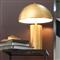Cleave Mid Century Modern Antique Gold Metal Bedside Table Lamp