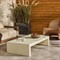 Tricia Industrial Loft Cream Concrete Rectangular Outdoor Coffee Table